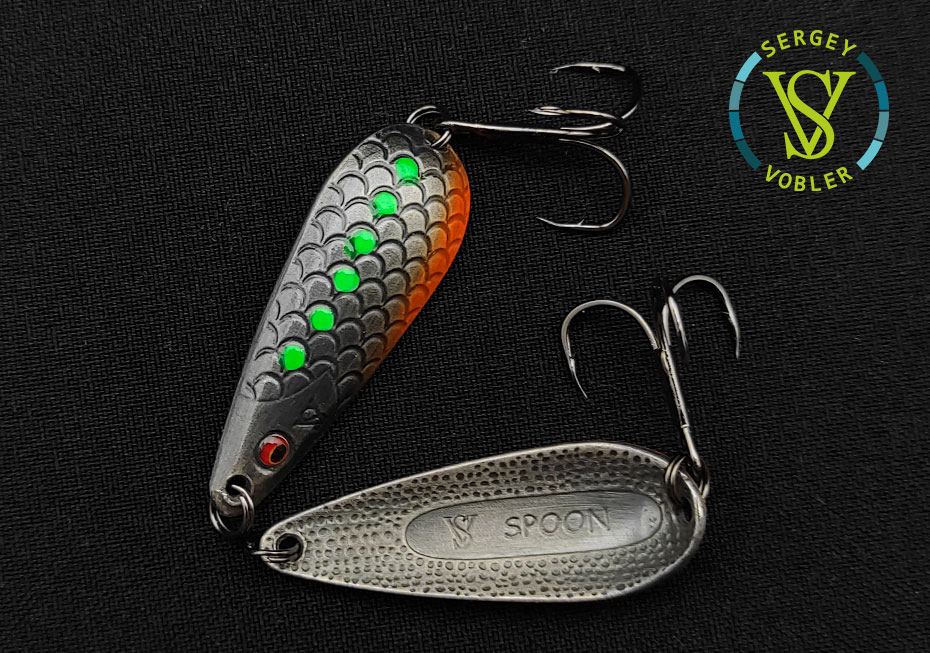 Колеблющаяся блесна SALMON SV (серебро) на окуня, щуку, форель, жереха ...